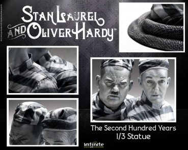 Stan Laurel & Oliver Hardy Statue 1/3, 16 cm