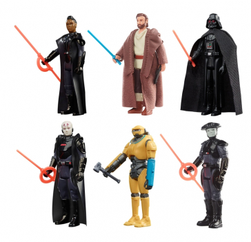 Action Figures Retro Collection Wave 5 Closed Case, Star Wars: Obi-Wan Kenobi, 10 cm