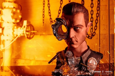 T-1000 Art Mask 1:1, Terminator 2 - Tag der Abrechnung, 44 cm