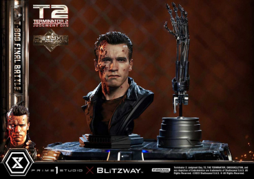 T-800 (Final Battle) Statue 1/3 Museum Masterline Series Deluxe Bonus Version, Terminator 2, 75 cm