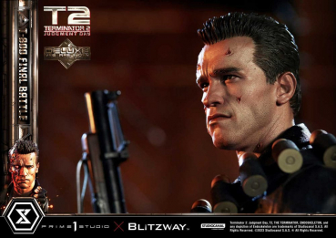 T-800 (Final Battle) Statue 1:3 Museum Masterline Series Deluxe Bonus Version, Terminator 2, 75 cm