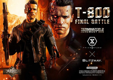 T-800 (Final Battle) Statue 1:3 Museum Masterline Series Deluxe Bonus Version, Terminator 2, 75 cm