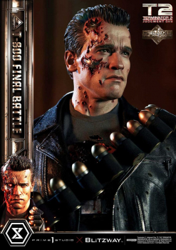 T-800 (Final Battle) Statue 1:3 Museum Masterline Series Deluxe Bonus Version, Terminator 2, 75 cm