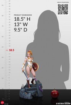 Teela (Mini Comic Variant) Statue 1:5 Legends, Masters of the Universe, 47 cm