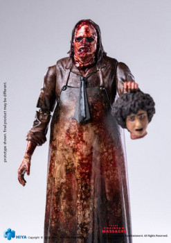 Leatherface (Slaughter Version) Actionfigur 1:18 Exquisite Mini, Texas Chainsaw Massacre (2022), 11 cm