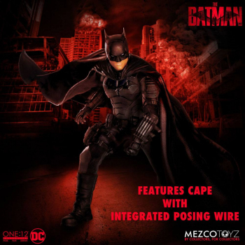 Batman Actionfigur 1:12 Mezco, The Batman, 17 cm