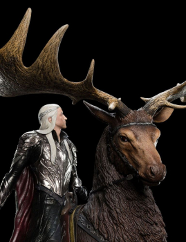 Thranduil on Elk Statue