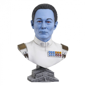 Grand Admiral Thrawn Bust 1/2 Legends in 3D, Star Wars: Ahsoka, 25 cm