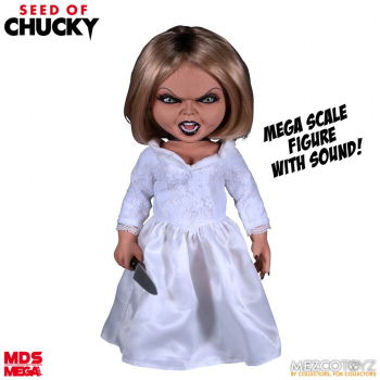 Tiffany Mega Scale Sprechende Actionfigur Mezco Designer Series, Chuckys Baby, 38 cm