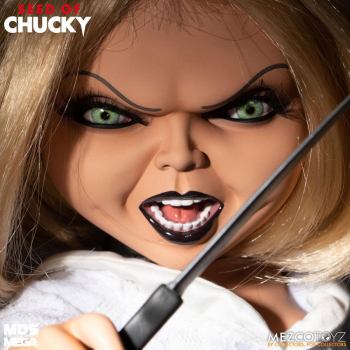 Tiffany Mega Scale Sprechende Actionfigur Mezco Designer Series, Chuckys Baby, 38 cm