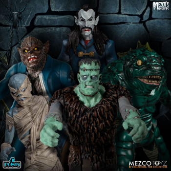 Tower of Fear Actionfiguren 5 Points Deluxe Box Set, Mezco's Monsters, 9 cm