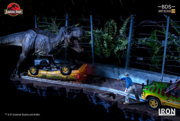 T-Rex Attack Diorama