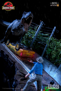 T-Rex Attack Diorama