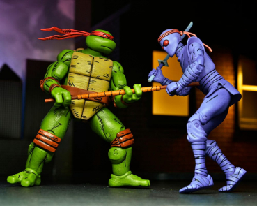 Turtles (Mirage Comics) Actionfiguren 4er-Pack, Teenage Mutant Ninja Turtles, 18 cm