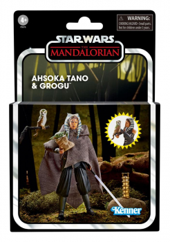 Ahsoka Tano & Grogu Actionfigur Vintage Collection Exclusive, Star Wars: The Mandalorian, 10 cm