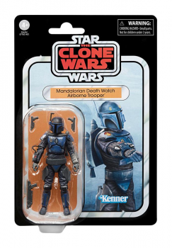 Mandalorian Death Watch Airborne Trooper Actionfigur Vintage Collection VC247, Star Wars: The Clone Wars, 10 cm