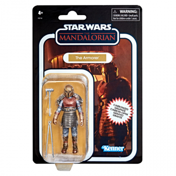 The Armorer Actionfigur Vintage Collection Carbonized Exclusive, Star Wars: The Mandalorian, 10 cm