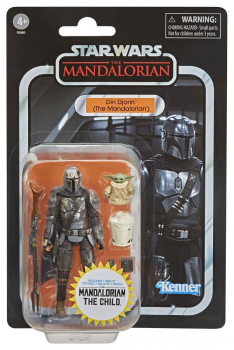 Din Djarin Action Figure Vintage Collection Exclusive VC177, Star Wars: The Mandalorian, 10 cm