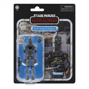 IG-12, Grogu & Anzellan Actionfigur Vintage Collection VC358, Star Wars: The Mandalorian, 10 cm