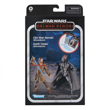 Darth Vader & Obi-Wan Kenobi (Showdown) Action Figures Vintage Collection Exclusive, Star Wars: Obi-Wan Kenobi, 10 cm