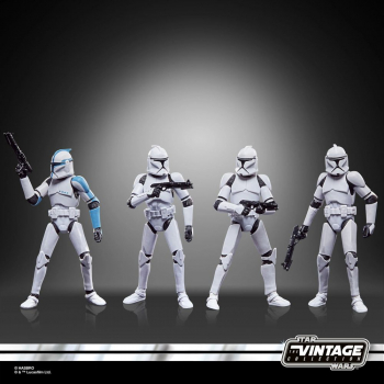 Phase I Clone Trooper Actionfiguren 4er-Pack Vintage Collection Exclusive, Star Wars, 10 cm