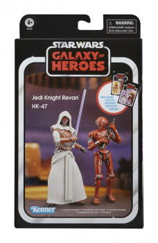 Jedi Knight Revan & HK-47 Action Figures Vintage Collection Exclusive, Star Wars: Galaxy of Heroes, 10 cm
