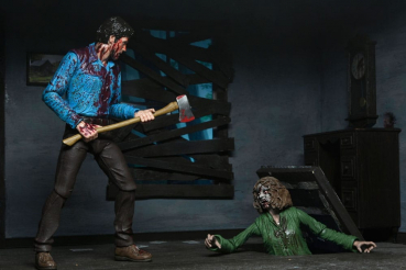 Ultimate Bloody Ash & Cheryl Williams Action Figures, The Evil Dead, 18 cm