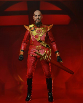 Ultimate Ming the Merciless (Red Military Outfit) Action Figure, Flash Gordon (1980), 18 cm