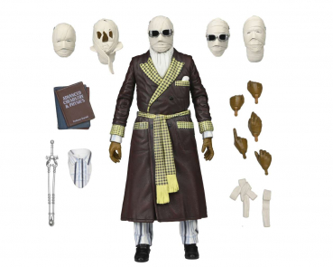 Ultimate Invisible Man (Kemp House) Actionfigur, Universal Monsters, 18 cm