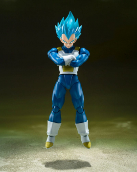 SSGSS Vegeta (Unwavering Saiyan Pride) Actionfigur S.H.Figuarts, Dragon Ball Super, 14 cm