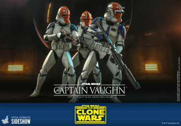 Captain Vaughn Actionfigur 1:6 Television Masterpiece Series, Star Wars: The Clone Wars, 30 cm