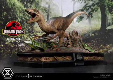 Velociraptor Attack Statue 1:6 Legacy Museum Collection, Jurassic Park, 38 cm