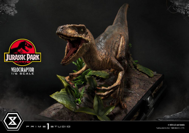 Velociraptor Attack Statue 1:6 Legacy Museum Collection, Jurassic Park, 38 cm