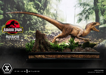 Velociraptor Attack Statue 1:6 Legacy Museum Collection, Jurassic Park, 38 cm