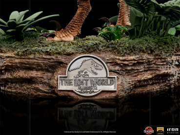 Velociraptor Statue 1:10 Art Scale Deluxe, Vergessene Welt: Jurassic Park, 18 cm