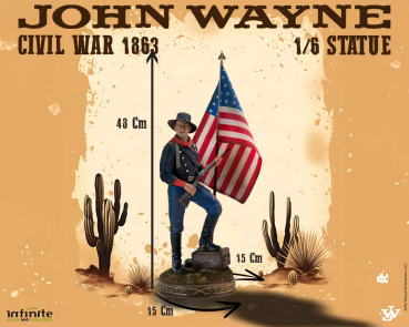 John Wayne (Civil War 1863) Statue 1:6, 48 cm