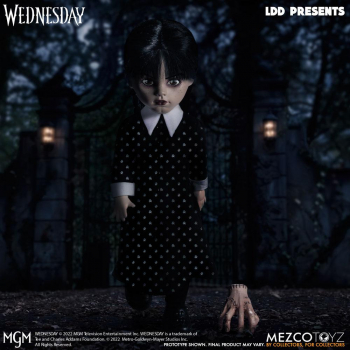 Wednesday Addams Doll Living Dead Dolls, 25 cm
