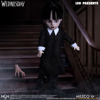 Wednesday Addams Doll Living Dead Dolls, 25 cm