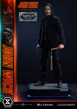 John Wick Statue 1:4 Ultimate Premium Masterline Series Deluxe Bonus Version, John Wick: Kapitel 4, 54 cm