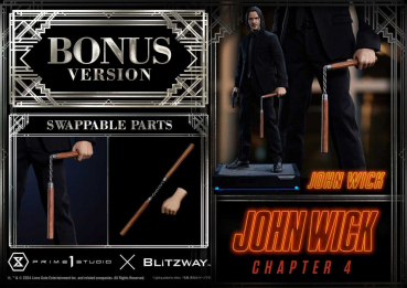 John Wick Statue 1:4 Ultimate Premium Masterline Series Deluxe Bonus Version, John Wick: Kapitel 4, 54 cm