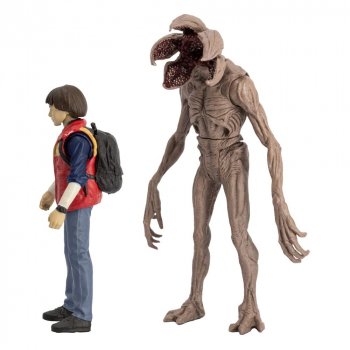 Will Byers & Demogorgon Action Figures with Comic Page Punchers, Stranger Things, 8 cm