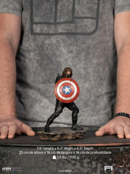 Winter Soldier Statue Art Scale 1:10 Battle Diorama Series Infinity Saga, 20 cm