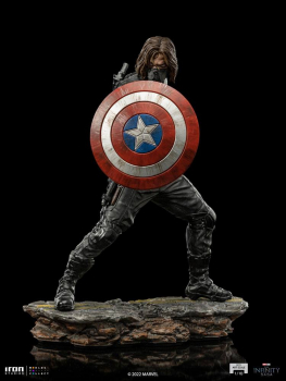 Winter Soldier Statue Art Scale 1:10 Battle Diorama Series Infinity Saga, 20 cm