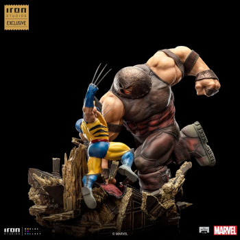 Wolverine vs. Juggernaut Statue 1/10 Art Scale Battle Diorama Series Exclusive, Marvel, 30 cm