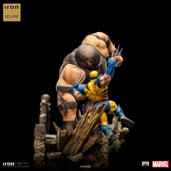 Wolverine vs. Juggernaut Statue 1/10 Art Scale Battle Diorama Series Exclusive, Marvel, 30 cm