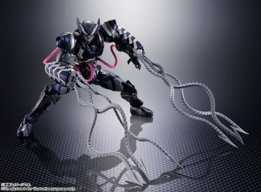 Venom Symbiote Wolverine Actionfigur S.H.Figuarts, Tech-On Avengers, 16 cm