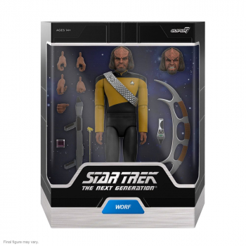 Worf Actionfigur Ultimates, Star Trek: The Next Generation, 18 cm