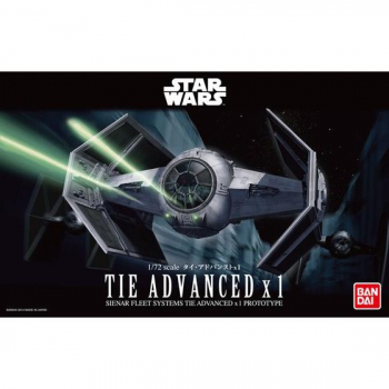 TIE Advanced x1 1:72, Star Wars Modellbausatz von Bandai