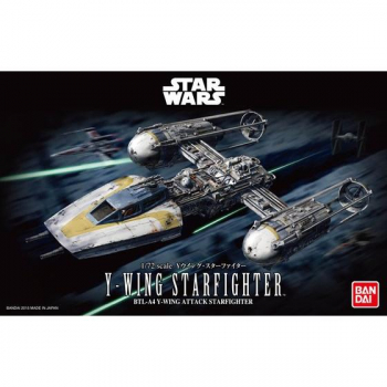 Y-Wing Starfighter 1/72, Star Wars Plastic Model Kit from Bandai