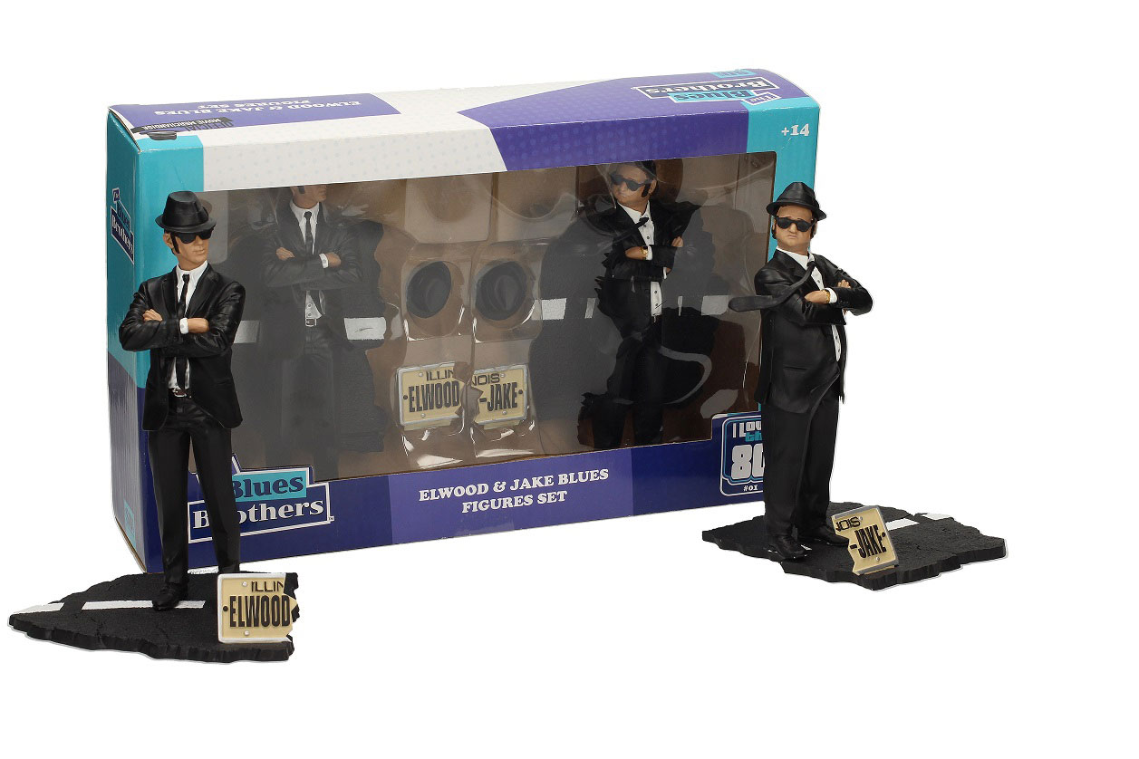 Blues Brothers Movie Icons Statuen Doppelpack, Jake & Elwood, 18 cm